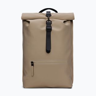 Rucsac de oraș Rains Rucksack Rolltop Beige