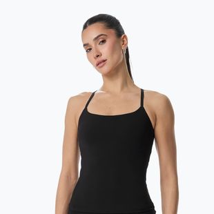 Tricou de antrenament pentru femei Cardio Bunny With Built-in Black bra