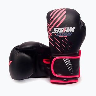 Mănuși de box StormCloud Lynx black/pink