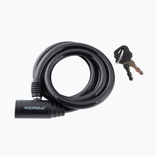 Lacăt de bicicletă GERDA FLEX 1000/10K negru