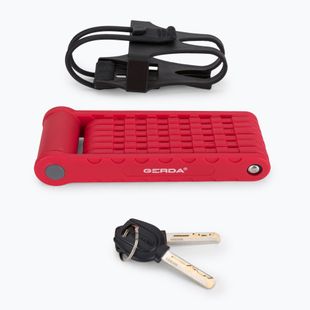 Încuietoare pentru biciclete Gerda Fold Lite 950V roșu 0SFF00095000.MXV2YP