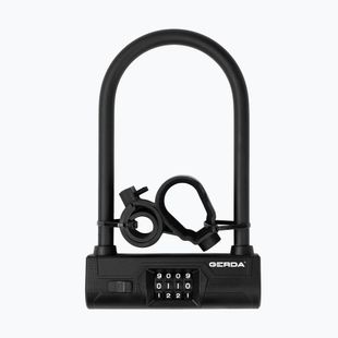 Lacăt pentru bicicletă GERDA Ultra Combo 245/153C U-Lock black