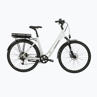 Bicicletă electrică KROSS Sentio Hybrid 1.0 el. 504 Wh pearl/black/gloss