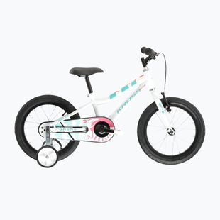 Bicicletă pentru copii KROSS Mini 3.0 white/mint/gloss