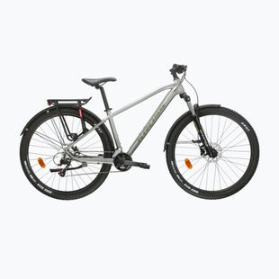 Bicicletă de munte KROSS Hexagon 4.0 EQ 29" silver/green/gloss