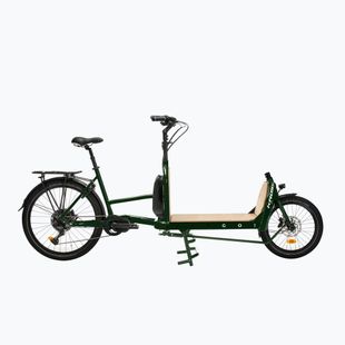 Bicicletă electrică KROSS E-Cargo Space Platform el. green/white/gloss