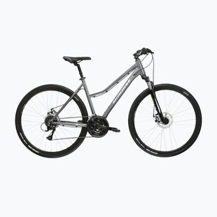 Bicicletă de oraș pentru femei KROSS Move 2.0 In graphite/silver/gloss