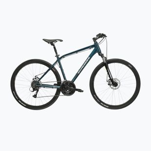 Bicicletă de oraș pentru bărbați KROSS Move 2.0 turquoise/silver/gloss
