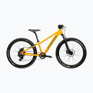 Bicicletă pentru copii KROSS Level Jr 4.0 orange/green/gloss