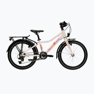 Bicicletă pentru copii KROSS Lea Mini 3.0 Eq W pink/pink/gloss