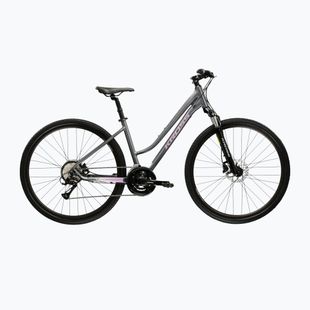 Bicicletă cross pentru femei KROSS Evado 4.0 In grey/pink/gloss