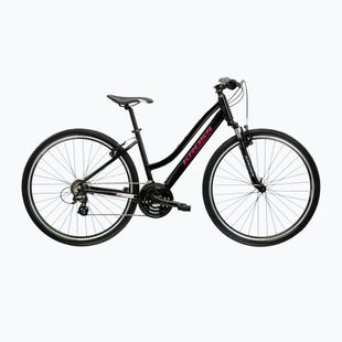 Bicicletă cross pentru femei KROSS Evado 2.0 In black/pink/gloss