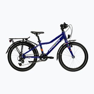 Bicicletă pentru copii KROSS Level Mini 3.0 Eq navy blue/white/gloss