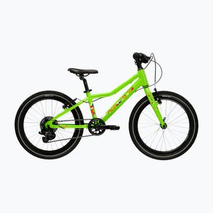 Bicicletă pentru copii KROSS Level Mini 3.0 green/orange/gloss