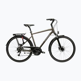 Bicicletă trekking KROSS Trans 4.0 brown/silver/gloss