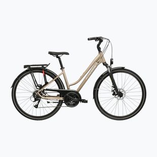 Bicicletă de trekking pentru femei KROSS Trans 3.0 In brown/silver/matte