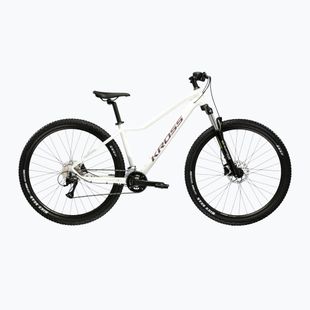 Bicicletă de munte pentru femei KROSS Lea 4.0 In 27.5 white/purple/gloss
