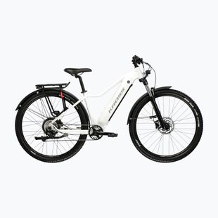 Bicicletă electrică KROSS Lea Boost 1.0 Eq W el. pearl/silver/gloss