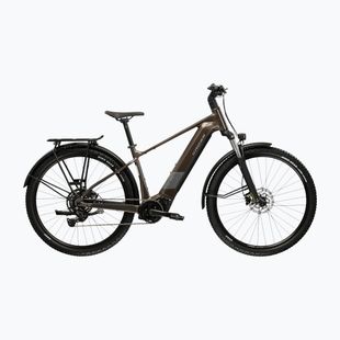 Bicicletă electrică KROSS Influx Suv Hybrid 1.0 820Wh brown/silver/gloss