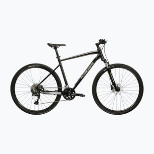 Bicicletă cross KROSS Evado 7.0 black/silver/gloss
