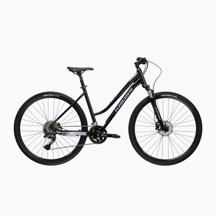 Bicicletă cross pentru femei KROSS Evado 7.0 In black/purple