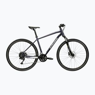 Bicicletă de cross KROSS Evado 5.0 navy/silver/gloss