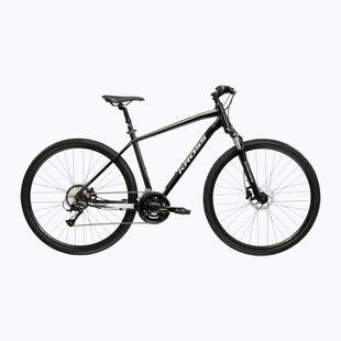 Bicicletă de cross KROSS Evado 4.0 black/silver/gloss