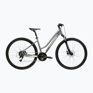 Bicicletă de cross pentru femei KROSS Evado 3.0 In grey/green/gloss