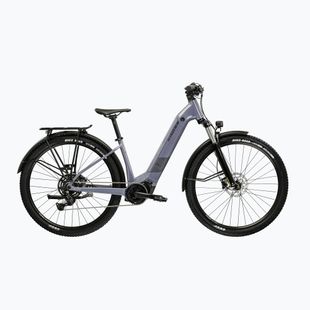 Bicicletă electrică KROSS Influx Suv Hybrid 1.0 820Wh LS gray/black/gloss