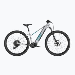 Bicicletă electrică pentru femei KROSS Influx Hyb 5.0 W 29 cells 800 Wh silver/blue/gloss