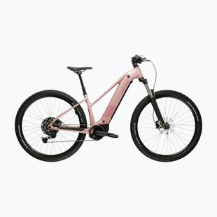 Bicicletă electrică pentru femei KROSS Influx Hyb 3.0 27,5 el. 800 Wh pink/burgundy/matte