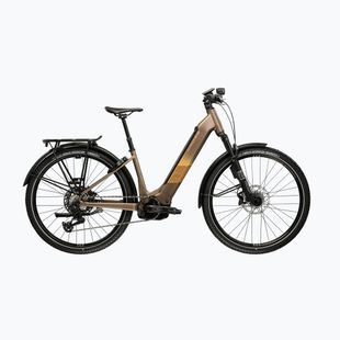 Bicicletă electrică KROSS Influx Suv Hybrid 6.0 29 el. 800 Wh gray/gold/matte