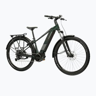 Bicicletă electrică KROSS Influx Suv Hybrid 2.0 600Wh green/silver/gloss