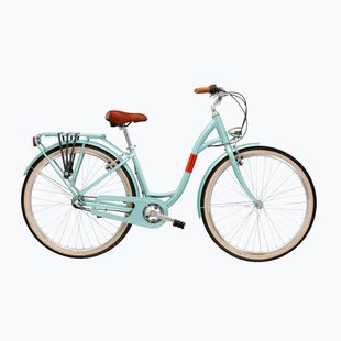 Bicicletă de oraș pentru femei KROSS Sentio W turquoise/copper/matte