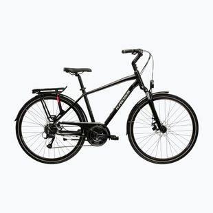 Bicicletă trekking KROSS Trans 3.0 black/grey/gloss