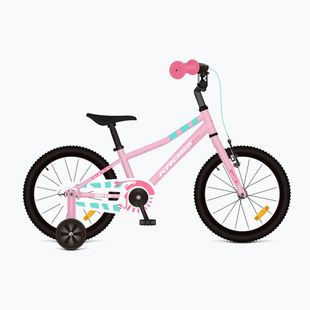 Bicicletă pentru copii KROSS Mini 4.0 pink/white/gloss