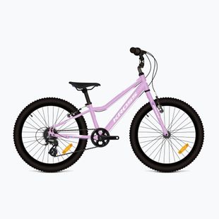 Bicicletă pentru copii KROSS Lea Mini 1.0 pink/white/gloss