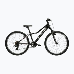 Bicicletă pentru copii KROSS Lea Jr 1.0 In black/silver/gloss