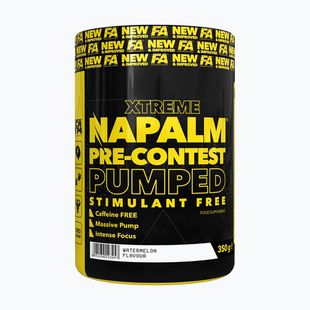 Pre-antrenament Fitness Authority Napalm Pre-Contest Pumped Stimulant Free 350 g sour watermelon