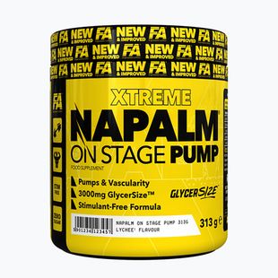 Pre-antrenament Fitness Authority Napalm On Stage Pump 313 g mango/lemon