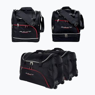 KJUST set geantă portbagaj Opel Crossland X 2017+ 4 buc negru.