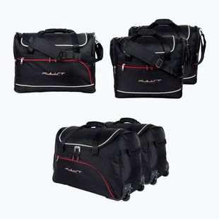 KJUST Porsche Taycan Turismo 2021+ set sac de portbagaj 5 buc negru.