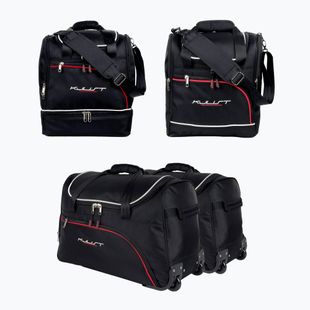 Set geantă portbagaj KJUST Opel Astra Hatchback PHEV 2021+ 4 buc negru.