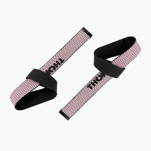 Chingi pentru ridicarea greutăților THORN FIT Lifting Straps Anti-Slip pink