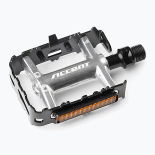 Pedale de bicicletă ACCENT Hellium srebrny/czarny