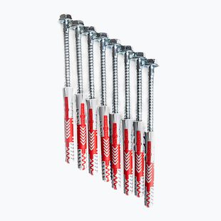 Fischer Studs 10×80 cu șuruburi 8 buc pentru scări BenchK argintiu BK-KM8