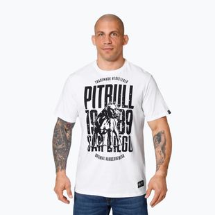 Tricou pentru bărbați Pitbull San Diego Dog white