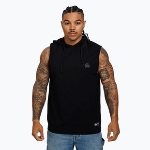 Tank top pentru bărbați i Pitbull Hilltop Hooded Sleeveless black