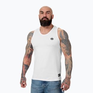 Tank top pentru bărbați Pitbull West Coast Small Logo white
