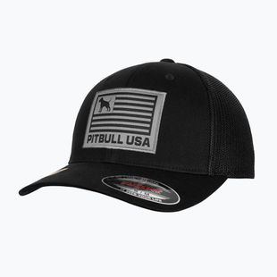 Șapcă pentru bărbați Pitbull Mesh Full Cap Pitbull Usa Multicam black